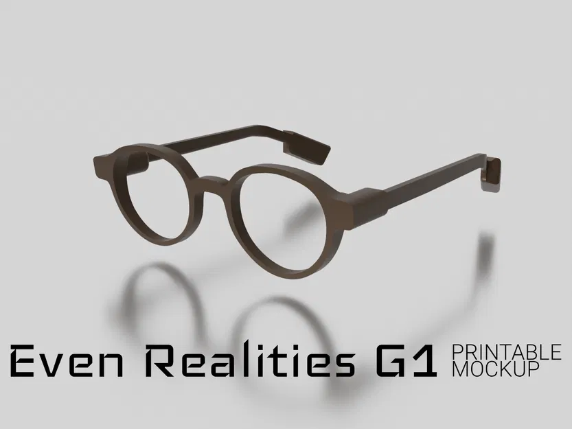 Mockup Even Realities G1 (bản theo tỉ lệ) - Image 1