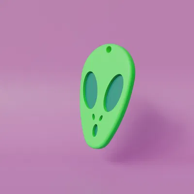 Khuyên Tai Momo Dandadan 3D - Mô Hình Alien Độc Đáo