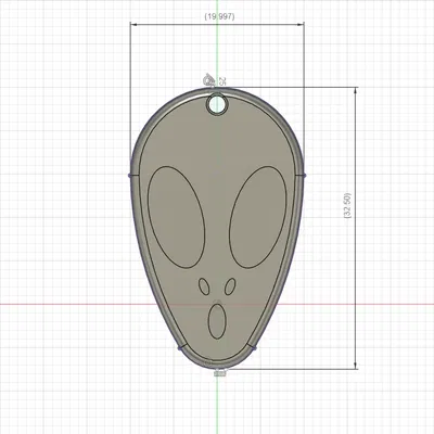 Khuyên Tai Momo Dandadan 3D - Mô Hình Alien Độc Đáo