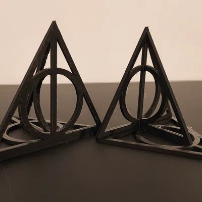 Kệ chặn sách Harry Potter – logo Deathly Hallows