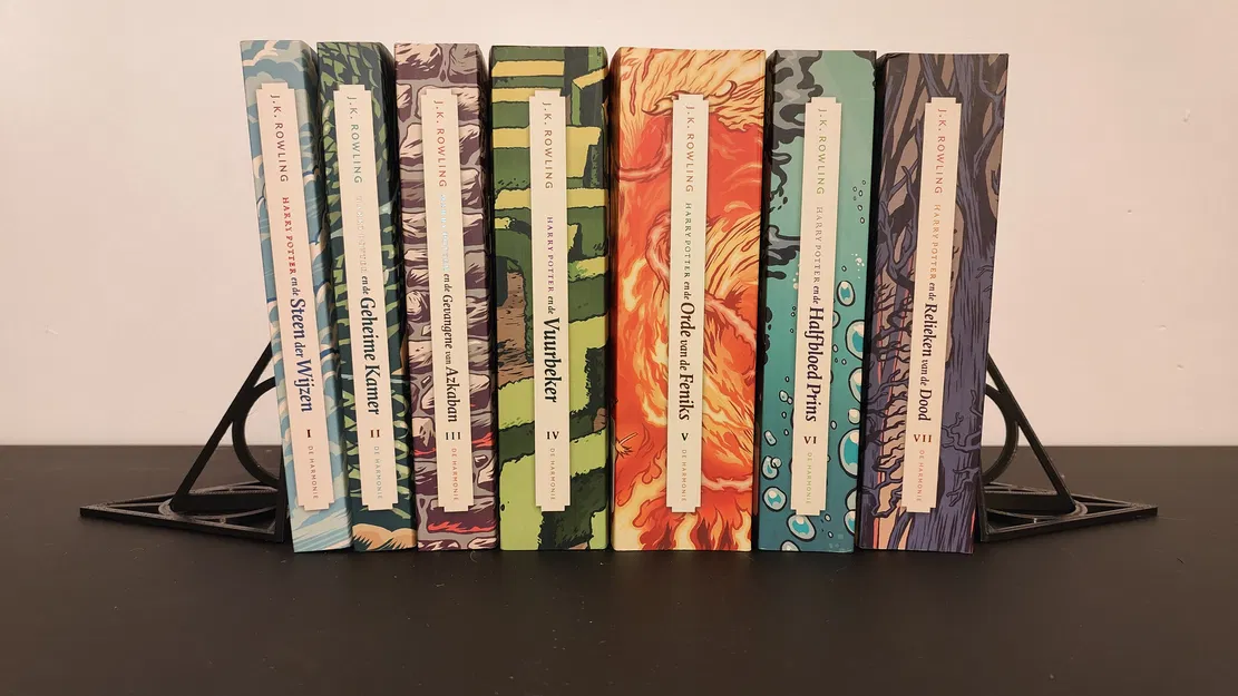 Kệ chặn sách Harry Potter – logo Deathly Hallows - Image 2