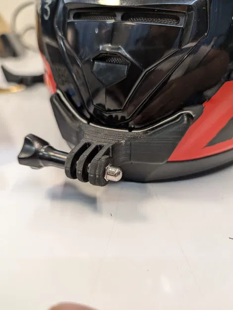 Mount GoPro cho nón MT Thunder 3 (Chin Mount + canh tâm lens) - Image 2