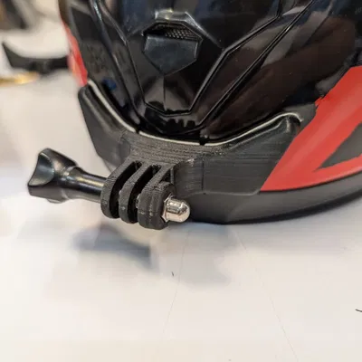 Mount GoPro cho nón MT Thunder 3 (Chin Mount + canh tâm lens)