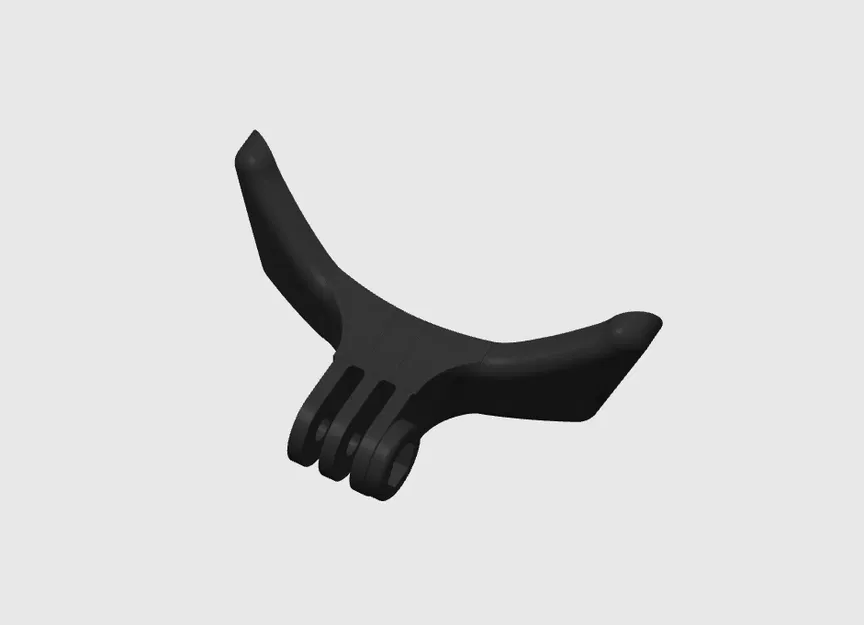 Mount GoPro cho nón MT Thunder 3 (Chin Mount + canh tâm lens) - Image 3