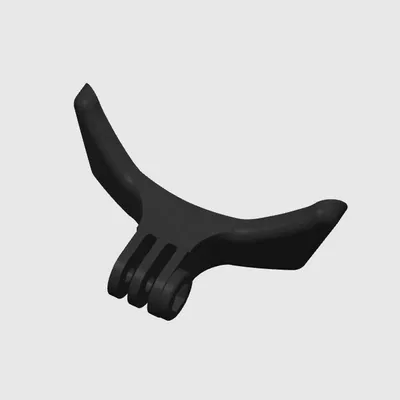 Mount GoPro cho nón MT Thunder 3 (Chin Mount + canh tâm lens)