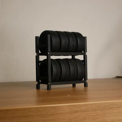 Kệ treo/lưu trữ lốp tỉ lệ 1:10 (TIRE RACK 1:10 SCALE)