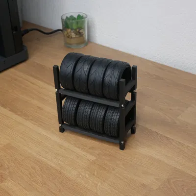 Kệ treo/lưu trữ lốp tỉ lệ 1:10 (TIRE RACK 1:10 SCALE)