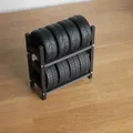 Kệ treo/lưu trữ lốp tỉ lệ 1:10 (TIRE RACK 1:10 SCALE) - Thumbnail 4