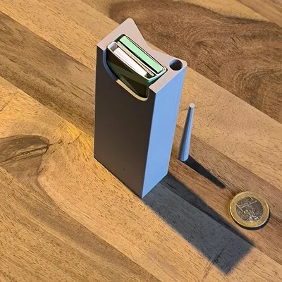 Khay cuốn kèm ngăn giấy & poker - Không cần support