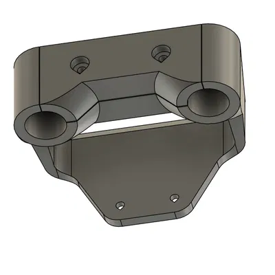 Ngàm gắn DJI Lidar lên ty 15mm (khoảng cách 60mm)