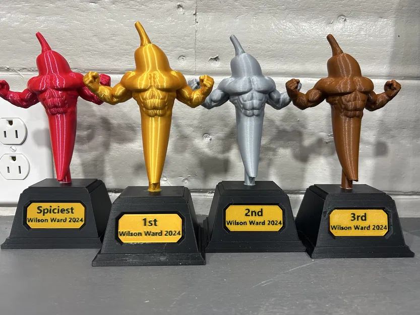 Bảng tên trống cho cúp Chili Champ Trophy - Image 1