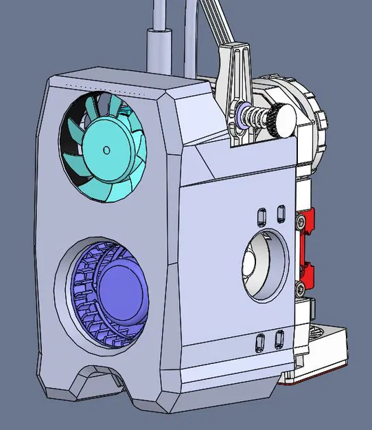 Nắp shroud CN3D Sovol SV08 cho quạt 4010 - Image 1