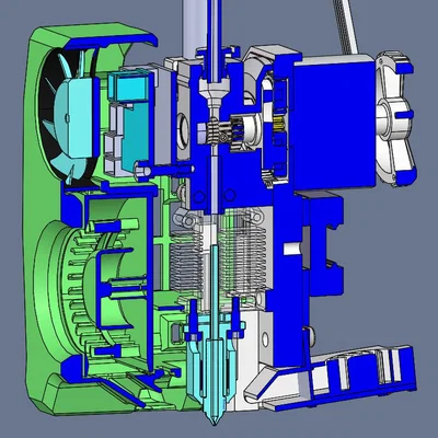 Nắp shroud CN3D Sovol SV08 cho quạt 4010