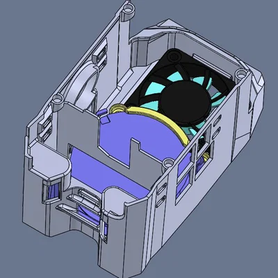 Nắp shroud CN3D Sovol SV08 cho quạt 4010
