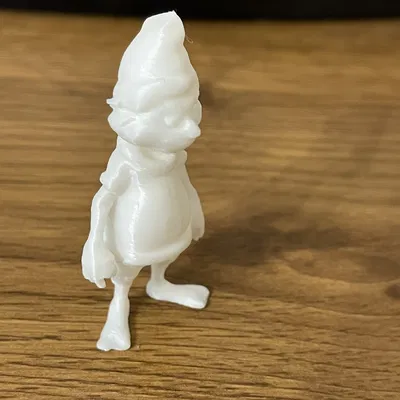 Mô Hình Grinch Số 1 3D - Sẵn Sàng Tô Màu Giáng Sinh