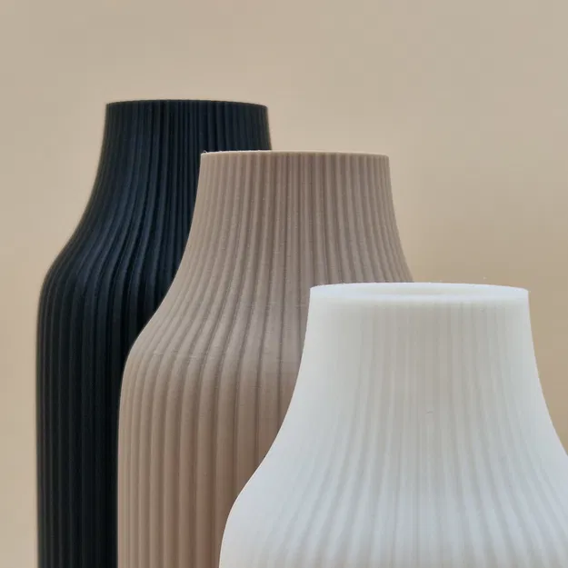 Harmony Vase – Bình hoa hiện đại tối giản, dễ in 3D - Image 2