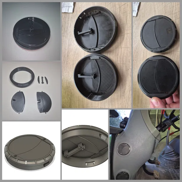 Cửa Gió Điều Hòa Xe Deutz Fahr Agrotron mk3 In 3D - Image 1