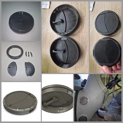 Cửa Gió Điều Hòa Xe Deutz Fahr Agrotron mk3 In 3D