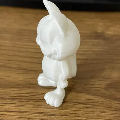 Mô Hình Garfield Đang Đứng - Sẵn Sàng Tô Màu 3D