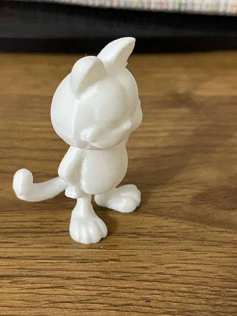 Mô Hình Garfield Đang Đứng - Sẵn Sàng Tô Màu 3D - Image 3