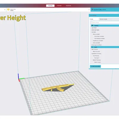 Mô Hình AK47 Mini Tỉ Lệ 1:1 Dễ In 3D