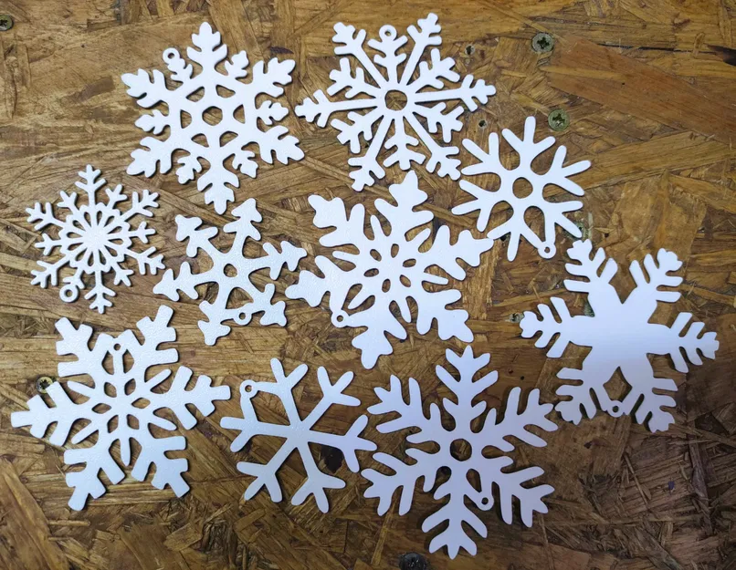 2 bộ 10 bông tuyết (2 set of 10 Snowflake) - Image 1