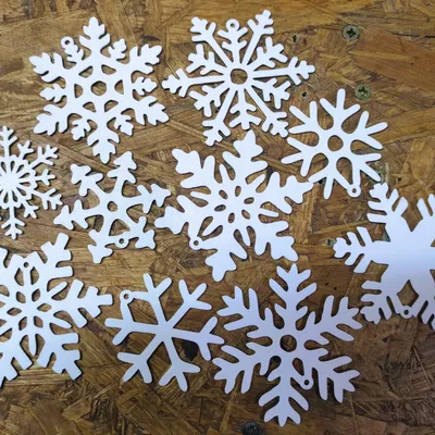 2 bộ 10 bông tuyết (2 set of 10 Snowflake)
