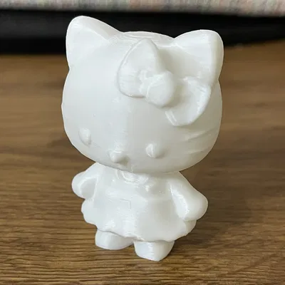 Mô Hình Hello Kitty #2 Tự Tô Màu - In 3D Dễ Dàng