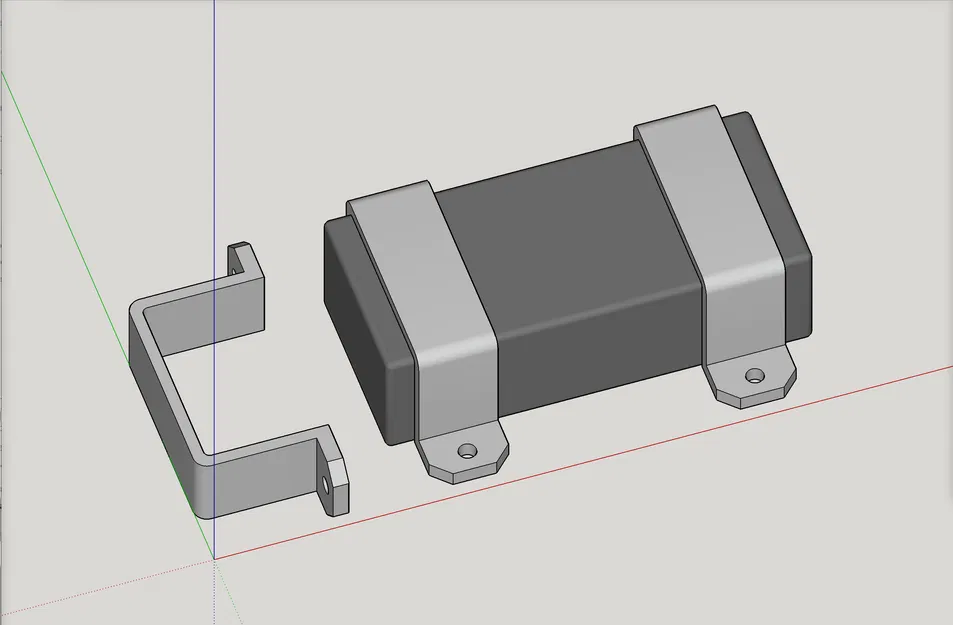 LowRider v4 CNC - Đai giữ cố định nguồn 24V vào lower strut plate gantry - Image 2