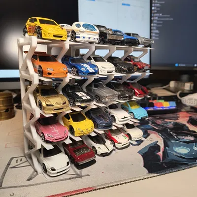 Kệ Trưng Bày Xe Hot Wheels 3 Tầng Đẹp Mắt