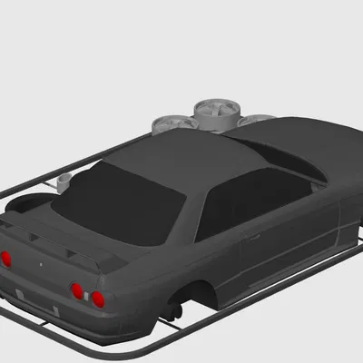 Nissan Skyline GTR R32 “Godzilla” Kit Card (tỉ lệ 1:24)