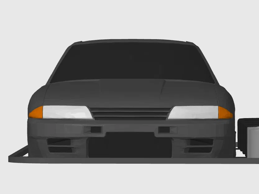 Nissan Skyline GTR R32 “Godzilla” Kit Card (tỉ lệ 1:24) - Image 4