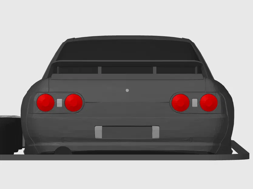 Nissan Skyline GTR R32 “Godzilla” Kit Card (tỉ lệ 1:24) - Image 5