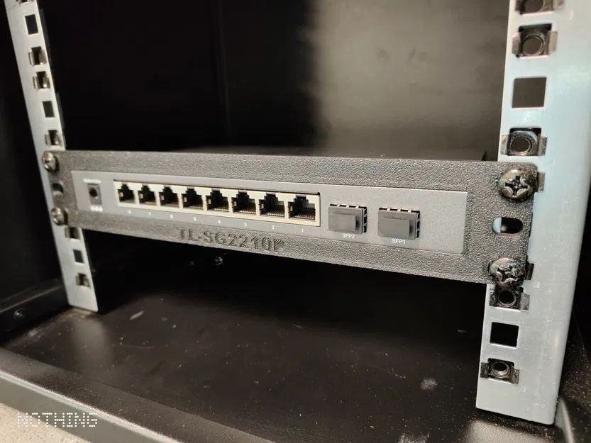 Bộ rack mount 10" cho switch TP-Link TL-SG2210P (Omada) - Image 2