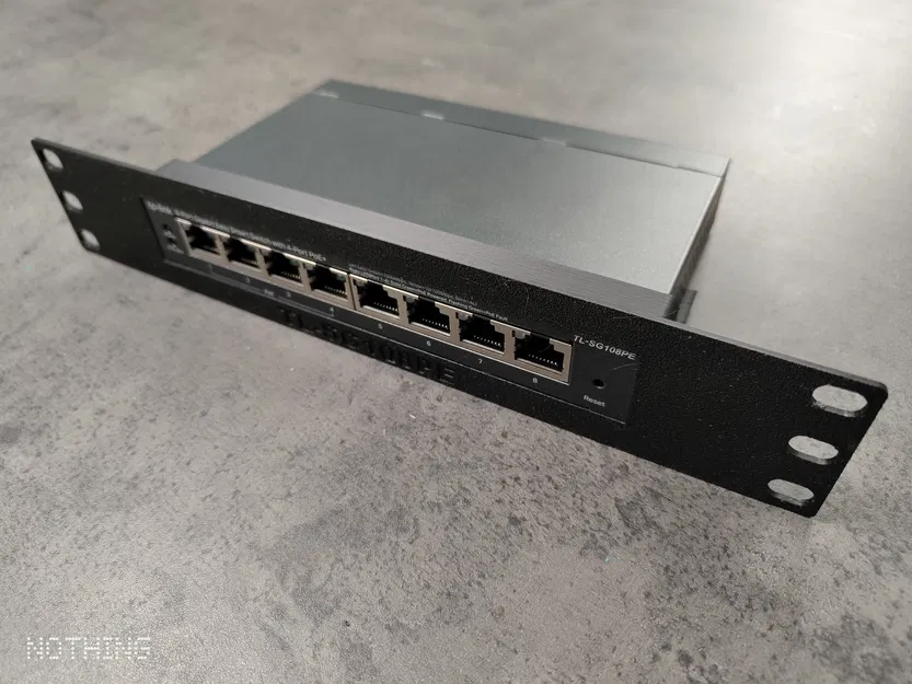 Giá/khung gắn rack 10" cho switch TP-Link TL-SG108PE - Image 2