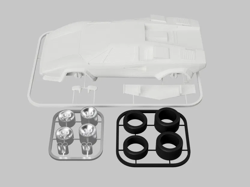 Lamborghini Countach Kit Card (Wolf of Wall Street & Cannonball Run) - Image 4