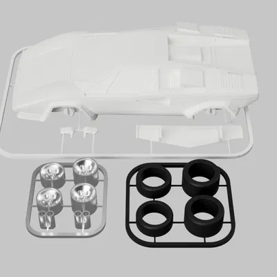 Lamborghini Countach Kit Card (Wolf of Wall Street & Cannonball Run)