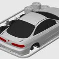 Kit Card Honda Integra Type R (DC2 JDM) – Mô hình lắp ráp in 3D - Thumbnail 3
