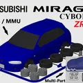 Kit Card Mitsubishi Mirage Cyborg ZR (Colt CJ0 / Mirage MK5) - Thẻ lắp ráp - Thumbnail 1