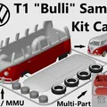 VW T1 Bus Samba “Bulli” Kit Card – Mô hình lắp ráp - Thumbnail 1