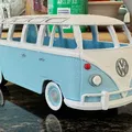 VW T1 Bus Samba “Bulli” Kit Card – Mô hình lắp ráp - Thumbnail 2