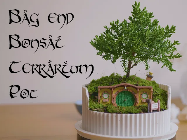 Chậu Bonsai Terrarium Hobbiton (Lord of the Rings) - Bag End - Image 1