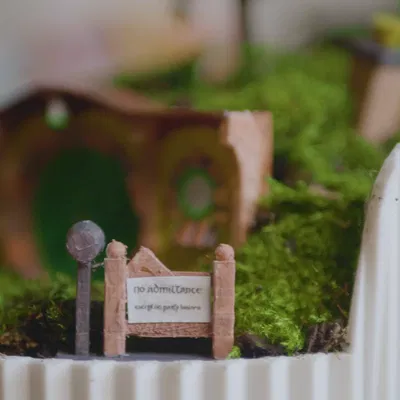 Chậu Bonsai Terrarium Hobbiton (Lord of the Rings) - Bag End