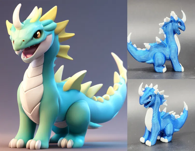 Rồng Có Sừng - AI Generated - Image 1