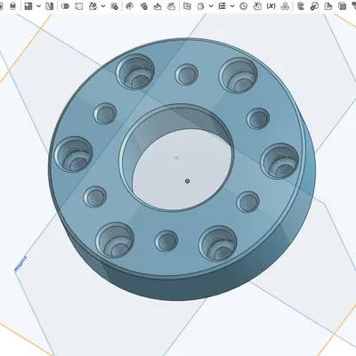Adapter Simagic QR sang vô lăng chuẩn 70mm (PCD) – Simagic QR to 70mm Steering Wheel Adapter