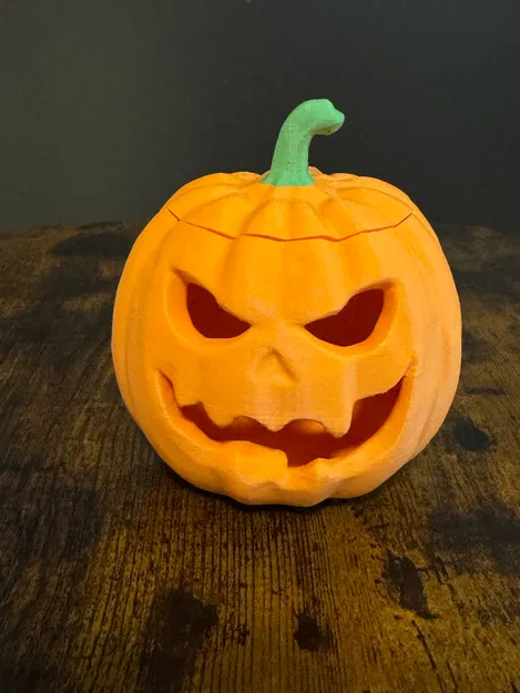 Hũ/Khay kẹo hình bí ngô có nắp (Kürbis Süßigkeiten Topf / pumpkin candy pot) - Image 1