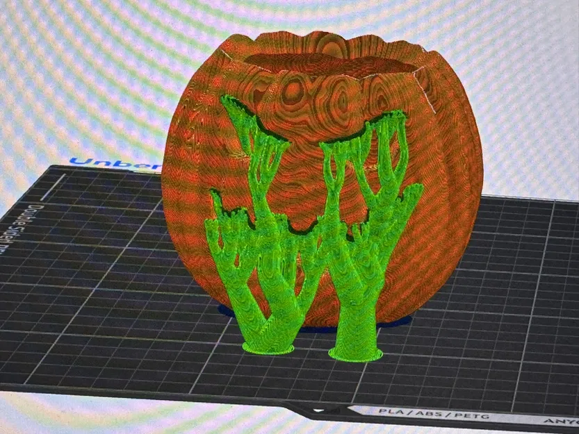 Hũ/Khay kẹo hình bí ngô có nắp (Kürbis Süßigkeiten Topf / pumpkin candy pot) - Image 5