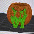 Hũ/Khay kẹo hình bí ngô có nắp (Kürbis Süßigkeiten Topf / pumpkin candy pot) - Thumbnail 5