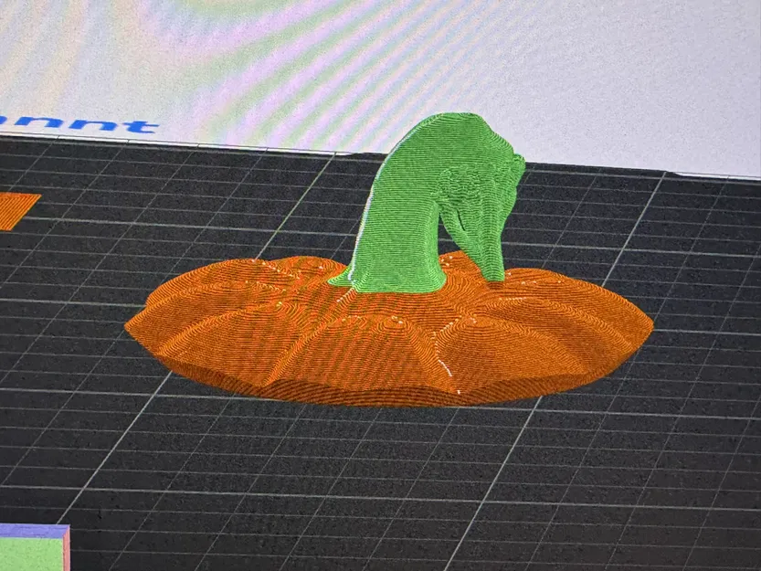 Hũ/Khay kẹo hình bí ngô có nắp (Kürbis Süßigkeiten Topf / pumpkin candy pot) - Image 7