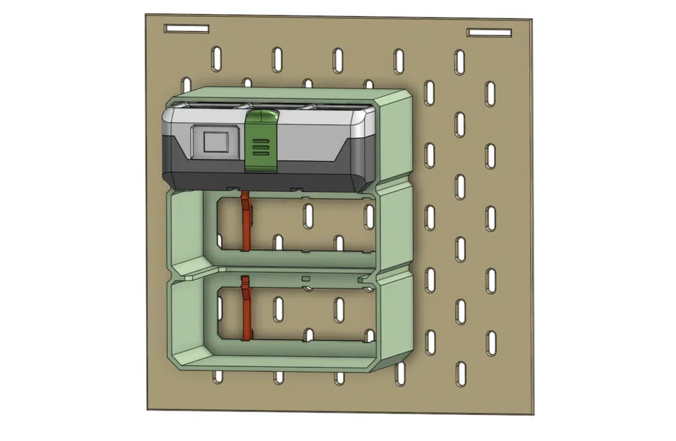 Kệ Parametric cho Modern Gridfinity Case (Gridfinity) - Image 2